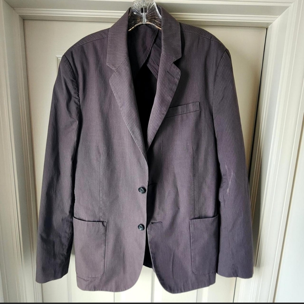 Banana Republic Men's Charcoal Pinstripe Blazer Size 40